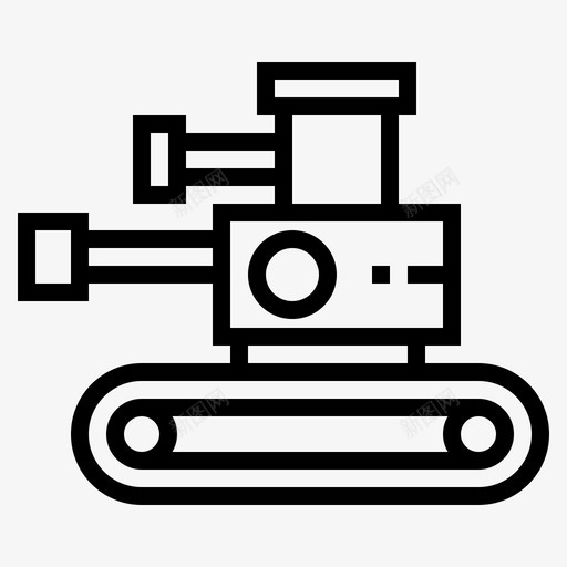 坦克战争武器图标svg_新图网 https://ixintu.com 坦克 战争 武器 玩具大纲