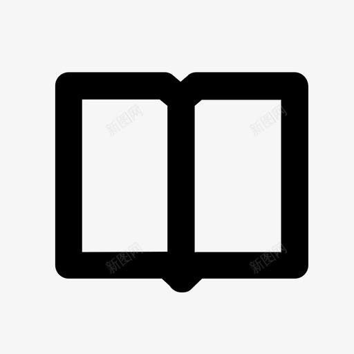 书籍杂志阅读图标svg_新图网 https://ixintu.com uiux图标套件厚 书籍 杂志 阅读