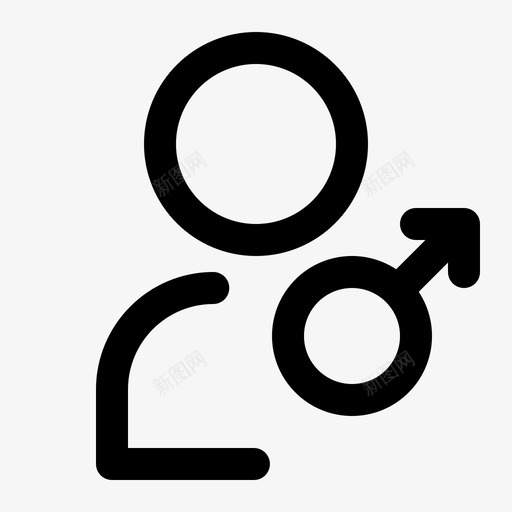 男性头像人物图标svg_新图网 https://ixintu.com 个人资料 人物 头像 普通人 用户 男性