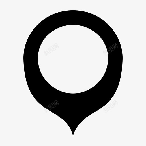 位置地图导航器图标svg_新图网 https://ixintu.com 位置 地图 导航器 点 针
