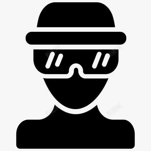 vr眼镜3d眼镜虚拟眼镜图标svg_新图网 https://ixintu.com 3d眼镜 vr眼镜 vr耳机 人工智能字形图标 虚拟眼镜