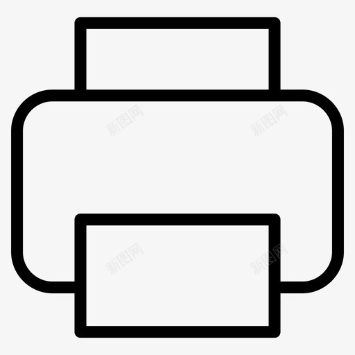 打印电子邮件打印机图标svg_新图网 https://ixintu.com 发送到打印机 打印 打印机 电子邮件 邮件对象