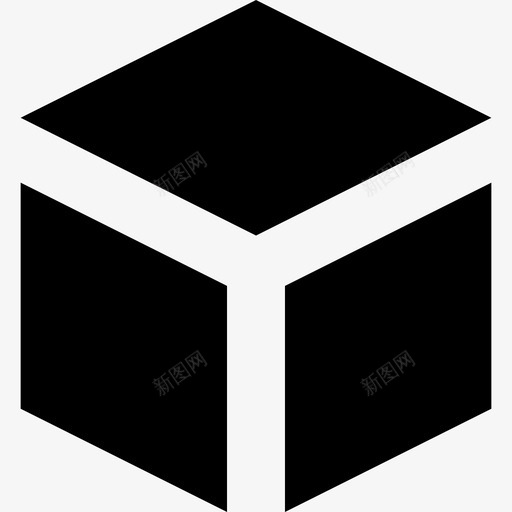 三维视图方框界面图标svg_新图网 https://ixintu.com 三维 三维视图 方框 界面