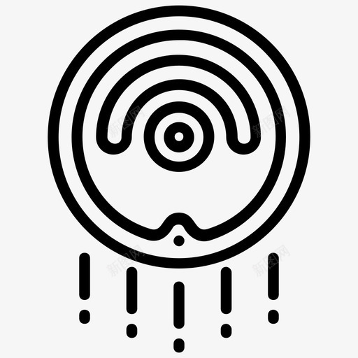 吸尘器机器人自主机器人清洁机器人图标svg_新图网 https://ixintu.com 人工智能线图标 吸尘器机器人 智能清洁技术 机器人 清洁机器人 自主机器人