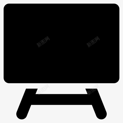 画布画架艺术设备画布艺术图标svg_新图网 https://ixintu.com 用户界面字形图标 画布画架 画布艺术 空画布 绘画 艺术设备