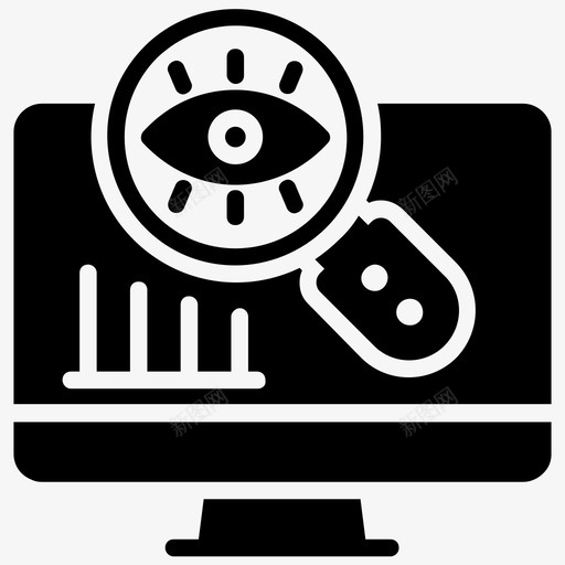 系统监控搜索引擎优化系统分析器图标svg_新图网 https://ixintu.com 搜索引擎优化 系统分析器 系统监控 网站性能 网页可见性 计算机和网络字形图标