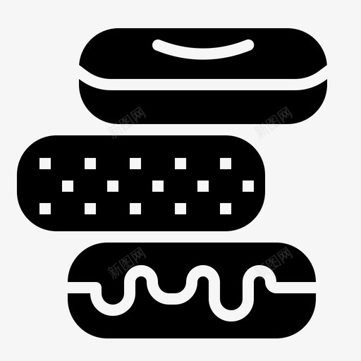甜甜圈面包师甜点图标svg_新图网 https://ixintu.com 甜点 甜甜圈 甜食甜点固体 面包师