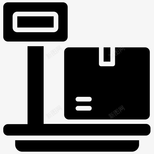 重量秤配送物流设备称重机图标svg_新图网 https://ixintu.com 包装重量 物流配送图示 称重工具 称重机 配送物流设备 重量秤
