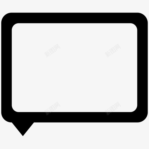 聊天电子邮件收件箱图标svg_新图网 https://ixintu.com 信息 收件箱 电子邮件 短信 聊天