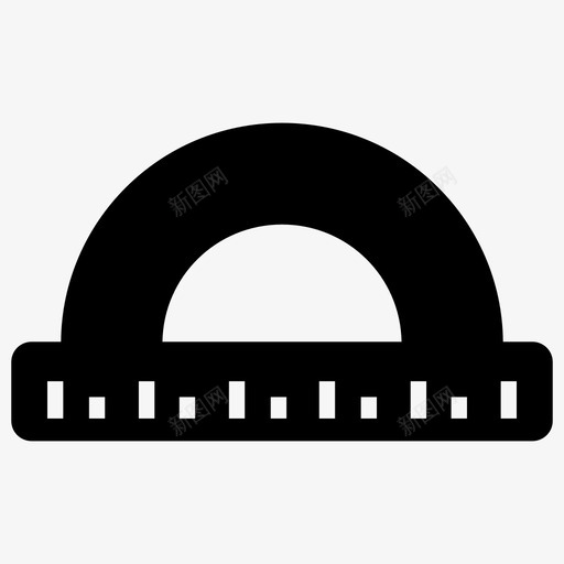 绘图几何工具测量仪器图标svg_新图网 https://ixintu.com 几何工具 在线学习字形图标 测量仪器 绘图 量角器