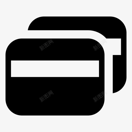 付款银行帐户信用卡图标svg_新图网 https://ixintu.com 付款 信用卡 基本图标集 银行帐户