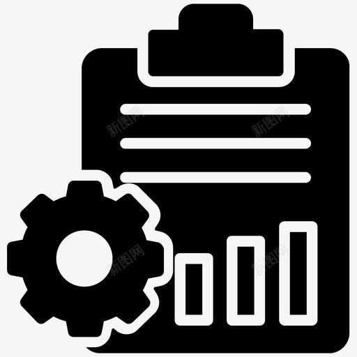 项目管理业务管理业务计划图标svg_新图网 https://ixintu.com 业务流程 业务管理 业务管理字形图标 业务计划 程序管理 项目管理