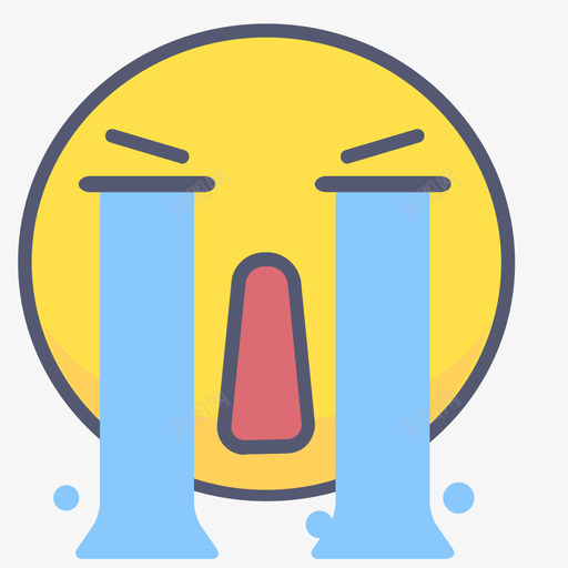 大哭svg_新图网 https://ixintu.com 大哭