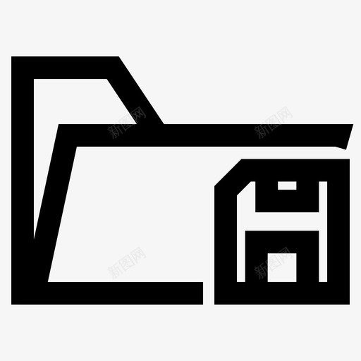 内存文件夹保存图标svg_新图网 https://ixintu.com 保存 内存 文件夹 用户体验 用户界面