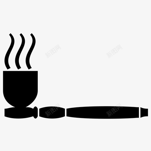 烟斗烟图标svg_新图网 https://ixintu.com 烟 烟斗