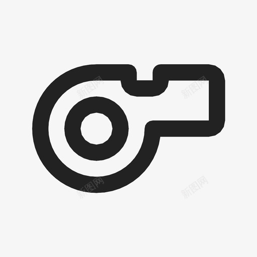 哨声裁判体育图标svg_新图网 https://ixintu.com 体育 哨声 裁判 违规