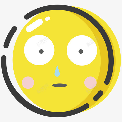 发呆svg_新图网 https://ixintu.com 发呆 填充 简约 可爱
