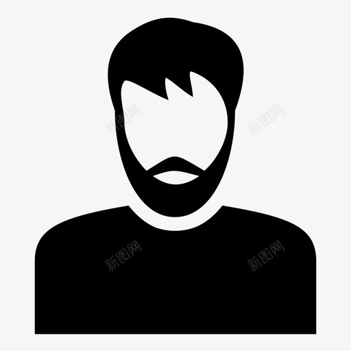 用户配置文件帐户头像图标svg_新图网 https://ixintu.com 人 头像 帐户 用户配置文件