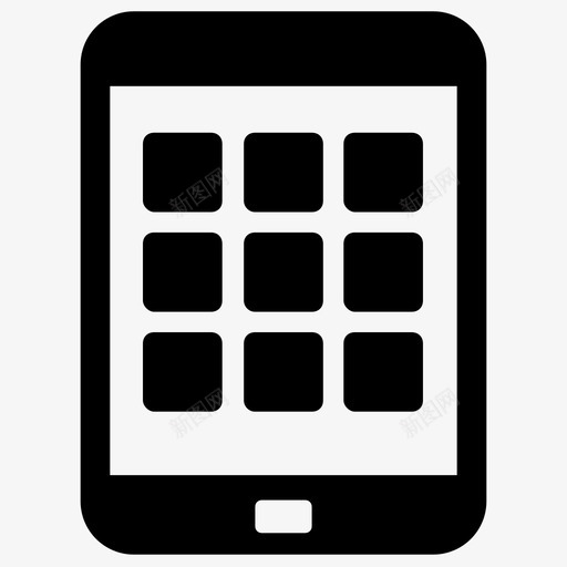 移动应用程序菜单移动界面移动导航图标svg_新图网 https://ixintu.com 移动导航 移动应用程序菜单 移动用户体验设计 移动界面 网页设计字形图标