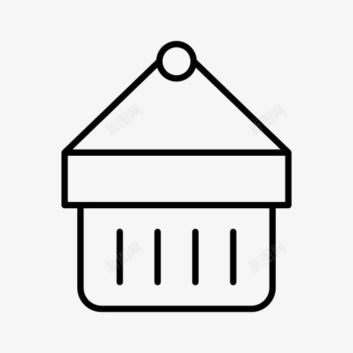 篮子电子商务图标svg_新图网 https://ixintu.com 商店 图标 电子商务 篮子 购物 通用 通用图标线