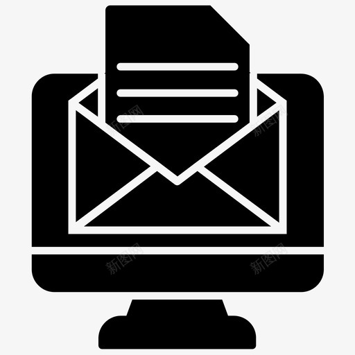 电子邮件营销商业信息电子邮件广告图标svg_新图网 https://ixintu.com 商业信息 电子邮件广告 电子邮件营销 社交媒体营销 网络和通信字形图标 营销活动