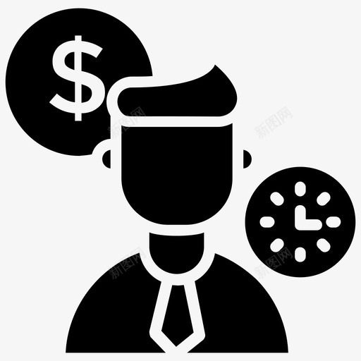 员工工资员工福利工资单图标svg_新图网 https://ixintu.com 企业管理字形图标 员工工资 员工福利 工资单 薪酬