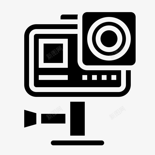 相机行动摄像机图标svg_新图网 https://ixintu.com 摄像机 摄影 旅行固体 照片 相机 行动
