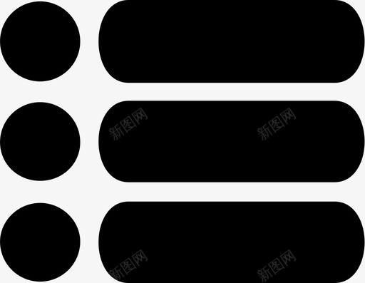 项目符号列表点菜单图标svg_新图网 https://ixintu.com 更多 点 菜单 项目符号列表