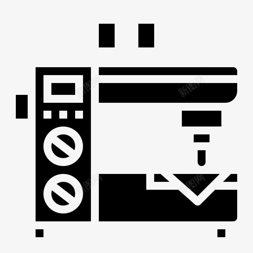 裁缝时尚缝纫图标svg_新图网 https://ixintu.com 家用电器 时尚 线 缝纫 裁缝