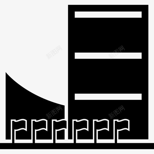 乌诺大厦大楼我镇上的公共建筑图标svg_新图网 https://ixintu.com 乌诺大厦 大楼 我镇上的公共建筑