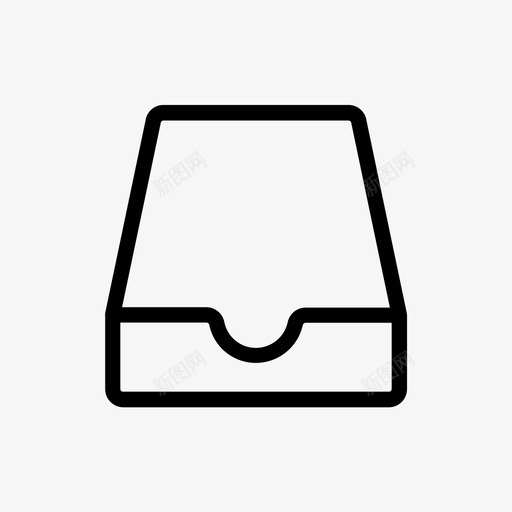 收件箱云存储存储库图标svg_新图网 https://ixintu.com ui基本图标大 云存储 存储库 收件箱