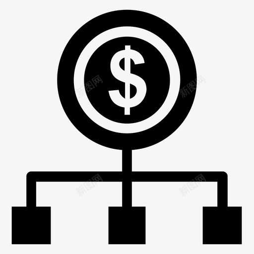 财务图银行现金流图标svg_新图网 https://ixintu.com 现金流 网络 财务 财务图 银行