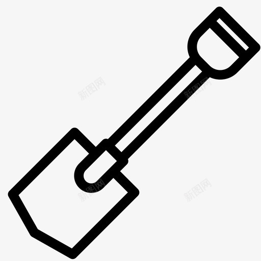 铲子建筑挖掘图标svg_新图网 https://ixintu.com 工具 工具概述 建筑 挖掘 挖掘机 铲子