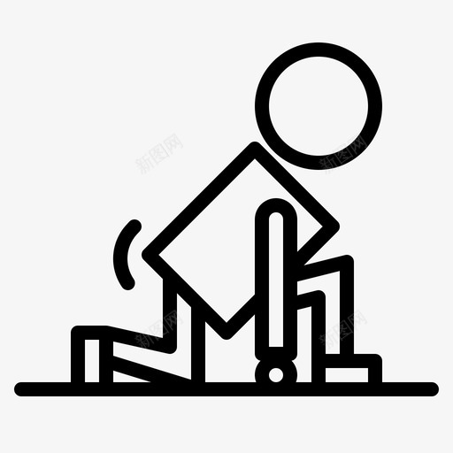 开始比赛跑步图标svg_新图网 https://ixintu.com 开始 比赛 跑步