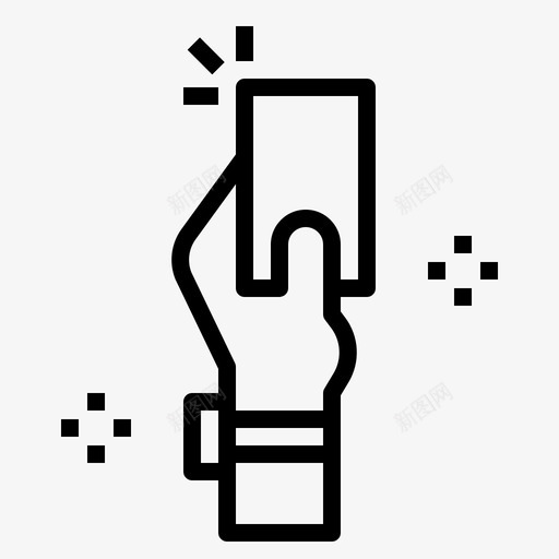 罚卡卡足球图标svg_新图网 https://ixintu.com 体育 卡 罚卡 裁判 足球