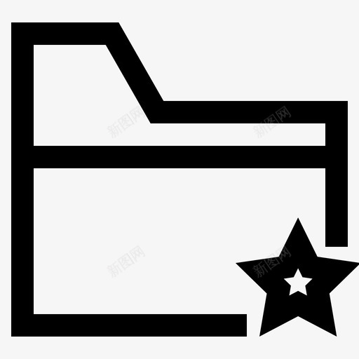 书签收藏夹文件夹图标svg_新图网 https://ixintu.com 书签 收藏夹 文件夹 用户界面