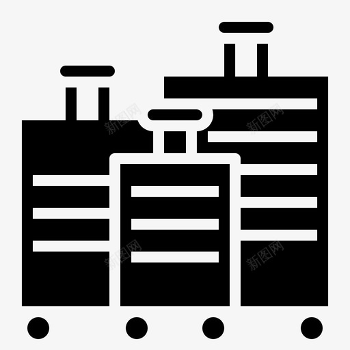 行李手提箱酒店实装图标svg_新图网 https://ixintu.com 手提箱 行李 酒店实装