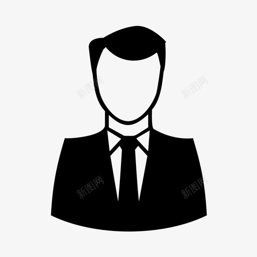 业务帐户头像图标svg_新图网 https://ixintu.com 业务 个人 头像 帐户 用户