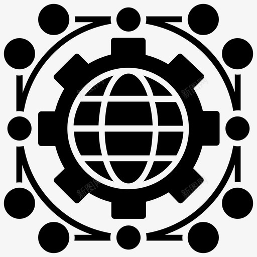 全球解决方案全球计划全球资源图标svg_新图网 https://ixintu.com 全球技术 全球服务 全球解决方案 全球计划 全球资源 数据科学字形图标