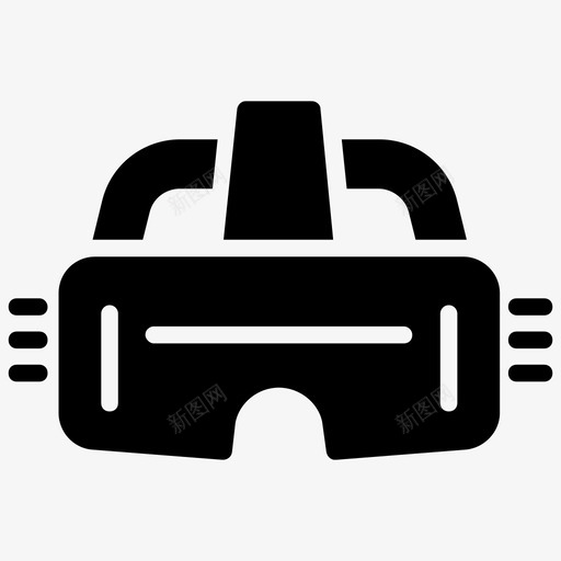 vr眼镜3d眼镜虚拟眼镜图标svg_新图网 https://ixintu.com 3d眼镜 vr眼镜 人工智能字形图标 虚拟现实耳机 虚拟眼镜