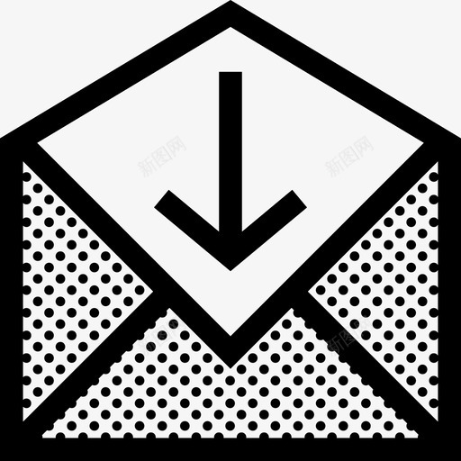 收到的邮件信件收件箱图标svg_新图网 https://ixintu.com 信件 收件箱 收到的 收到的邮件 杂项点