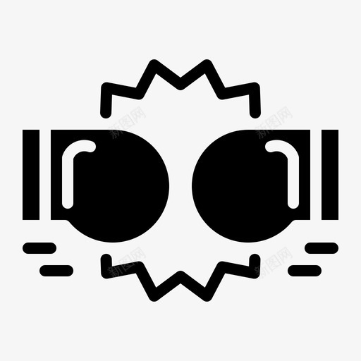 拳击拳击手套运动实心图标svg_新图网 https://ixintu.com 拳击 拳击手套 运动实心