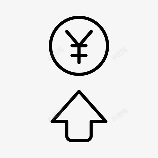 日元银行货币图标svg_新图网 https://ixintu.com 外汇汇率 日元 货币 货币兑换 银行