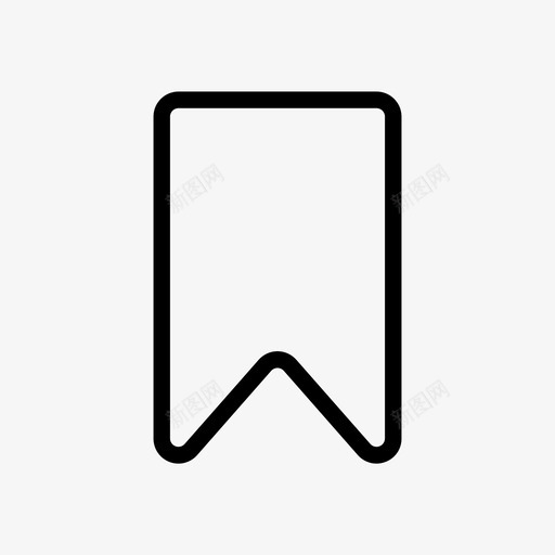 书签收藏夹标记图标svg_新图网 https://ixintu.com ui基本图标大 书签 收藏夹 标记