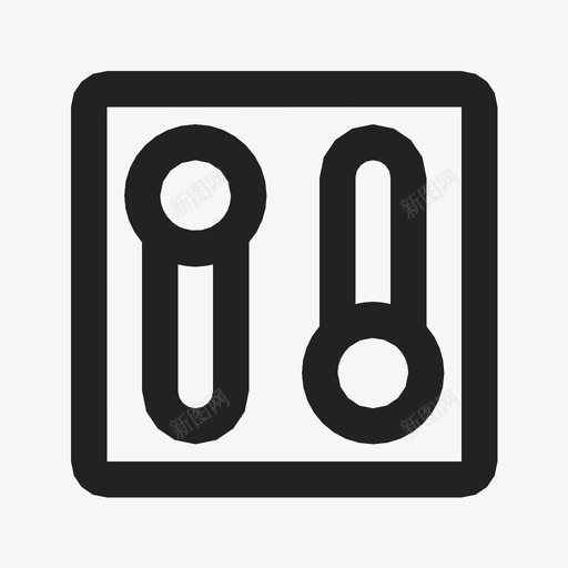开关控制面板控制器图标svg_新图网 https://ixintu.com 工业 开关 控制器 控制面板 音量控制器