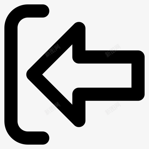 注销标志退出注销图标svg_新图网 https://ixintu.com 注销 注销标志 用户界面粗体图标 登录 退出