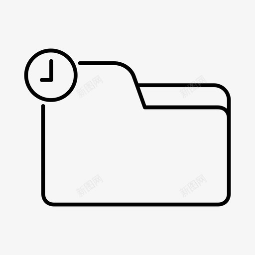 文件夹时钟压缩文档文档控制图标svg_新图网 https://ixintu.com 压缩文档 打开文档 文件夹时钟 文档控制