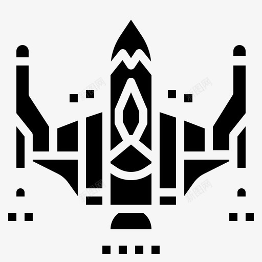 宇宙飞船火箭运输图标svg_新图网 https://ixintu.com 人工智能和技术固体 宇宙飞船 火箭 运输