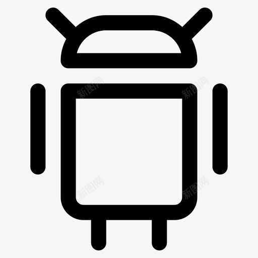 android徽标adbandroid应用程序图标svg_新图网 https://ixintu.com adb android应用程序 android徽标 android机器人 android符号 用户界面线条图标