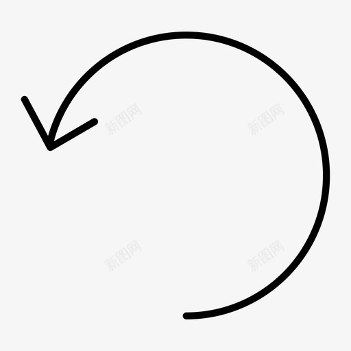 刷新循环重复图标svg_新图网 https://ixintu.com 刷新 同步 循环 重复